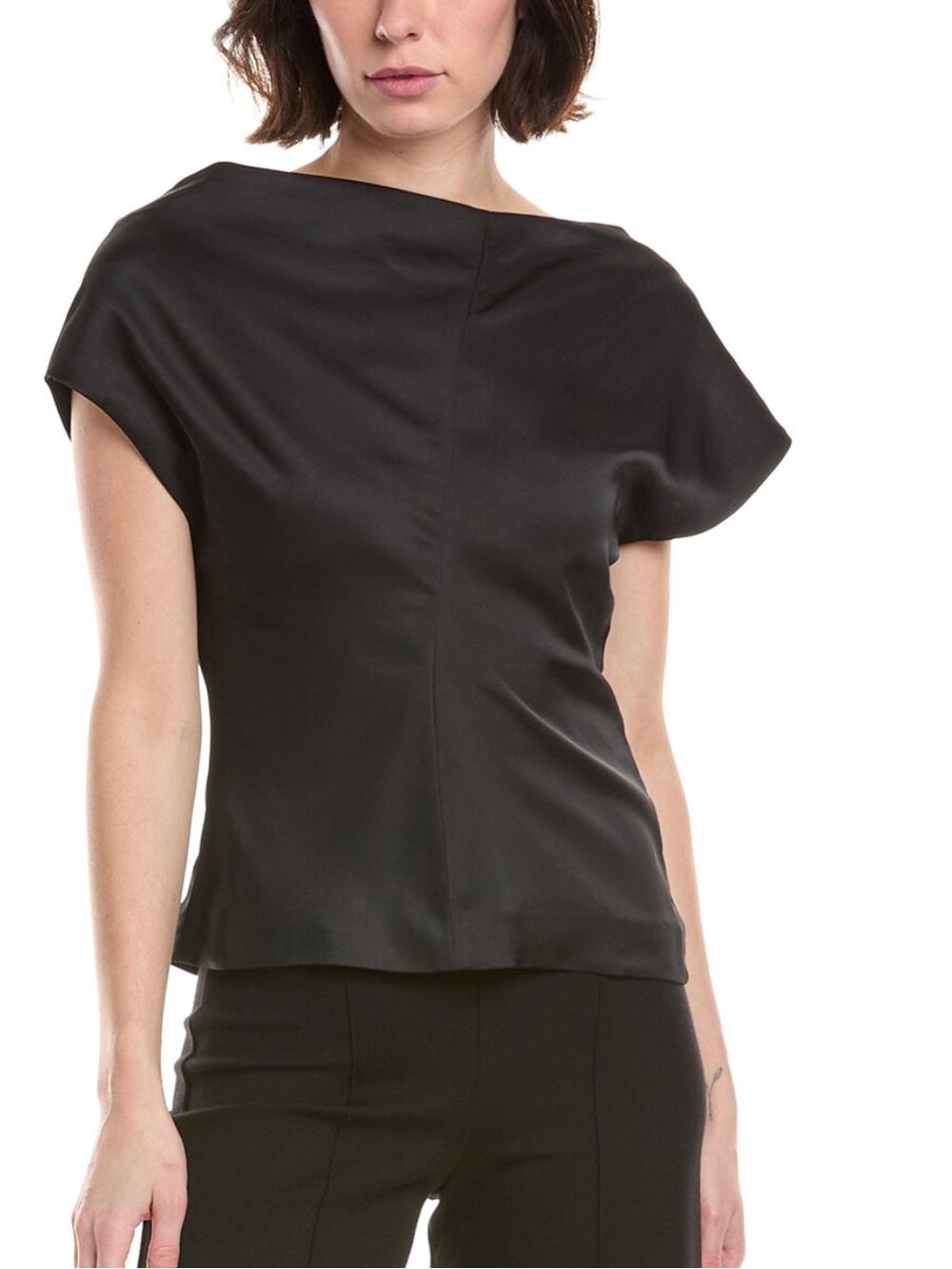 Rag & Bone Evelyn top Elegant Black Women’s Boatneck Top